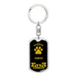 Pointer Keychain Stainless Steel or 18k Gold-Express Your Love Gifts