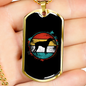 Pointer Necklace Stainless Steel or 18k Gold Dog Tag 24" Chain-Express Your Love Gifts