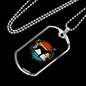 Pointer Necklace Stainless Steel or 18k Gold Dog Tag 24" Chain-Express Your Love Gifts
