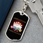 Poker Cards Gambler Keychain Stainless Steel or 18k Gold Dog Tag Keyring-Express Your Love Gifts