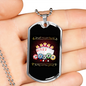 Poker Cards Gambler Necklace Stainless Steel or 18k Gold Dog Tag 24" Chain-Express Your Love Gifts