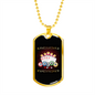 Poker Cards Gambler Necklace Stainless Steel or 18k Gold Dog Tag 24" Chain-Express Your Love Gifts