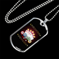 Poker Cards Gambler Necklace Stainless Steel or 18k Gold Dog Tag 24" Chain-Express Your Love Gifts