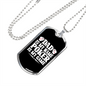 Poker Is Dad's Game Gambler Necklace Stainless Steel or 18k Gold Dog Tag 24-Express Your Love Gifts
