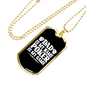 Poker Is Dad's Game Gambler Necklace Stainless Steel or 18k Gold Dog Tag 24-Express Your Love Gifts