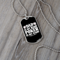 Poker Is Dad's Game Gambler Necklace Stainless Steel or 18k Gold Dog Tag 24-Express Your Love Gifts