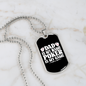 Poker Is Dad's Game Gambler Necklace Stainless Steel or 18k Gold Dog Tag 24-Express Your Love Gifts