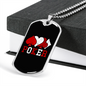 Poker Playing Cards Gambler Necklace Stainless Steel or 18k Gold Dog Tag 24" Chain-Express Your Love Gifts