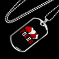 Poker Playing Cards Gambler Necklace Stainless Steel or 18k Gold Dog Tag 24" Chain-Express Your Love Gifts