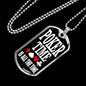 Poker Time Is All The Time Dog Tag Stainless Steel or 18k Gold 24" Chain-Express Your Love Gifts