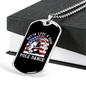 Pole Dance Fishing Necklace Stainless Steel or 18k Gold Dog Tag 24" Chain-Express Your Love Gifts
