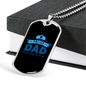 Police Dad Necklace Stainless Steel or 18k Gold Dog Tag 24" Ball Chain-Express Your Love Gifts