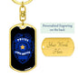 Police Lives Matter Dog Tag Pendant Keychain Stainless Steel or 18k Gold-Express Your Love Gifts