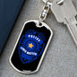 Police Lives Matter Dog Tag Pendant Keychain Stainless Steel or 18k Gold-Express Your Love Gifts