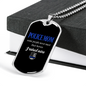 Police Mom I Raised Mine Necklace Stainless Steel or 18k Gold Dog Tag 24" Ball Chain-Express Your Love Gifts