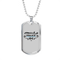 Police Mom Necklace Stainless Steel or 18k Gold Dog Tag 24" Ball Chain-Express Your Love Gifts