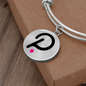 Polkadot (DOT) Bracelet Stainless Steel or 18k Gold Circle Bangle-Express Your Love Gifts