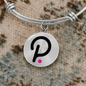 Polkadot (DOT) Bracelet Stainless Steel or 18k Gold Circle Bangle-Express Your Love Gifts