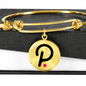 Polkadot (DOT) Bracelet Stainless Steel or 18k Gold Circle Bangle-Express Your Love Gifts