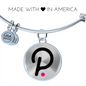 Polkadot (DOT) Bracelet Stainless Steel or 18k Gold Circle Bangle-Express Your Love Gifts