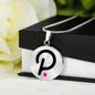 Polkadot (DOT) Circle Necklace Stainless Steel or 18k Gold 18-22"-Express Your Love Gifts