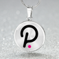 Polkadot (DOT) Circle Necklace Stainless Steel or 18k Gold 18-22"-Express Your Love Gifts