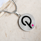 Polkadot (DOT) Circle Necklace Stainless Steel or 18k Gold 18-22"-Express Your Love Gifts