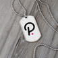 Polkadot (DOT) Crypto Necklace Stainless Steel or 18k Gold Dog Tag 24" Chain-Express Your Love Gifts
