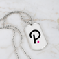 Polkadot (DOT) Crypto Necklace Stainless Steel or 18k Gold Dog Tag 24" Chain-Express Your Love Gifts