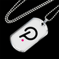 Polkadot (DOT) Crypto Necklace Stainless Steel or 18k Gold Dog Tag 24" Chain-Express Your Love Gifts