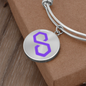 Polygon (MATIC) Bracelet Stainless Steel or 18k Gold Circle Bangle-Express Your Love Gifts
