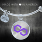 Polygon (MATIC) Bracelet Stainless Steel or 18k Gold Circle Bangle-Express Your Love Gifts