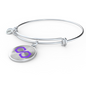 Polygon (MATIC) Bracelet Stainless Steel or 18k Gold Circle Bangle-Express Your Love Gifts