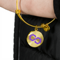 Polygon (MATIC) Bracelet Stainless Steel or 18k Gold Circle Bangle-Express Your Love Gifts