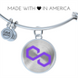 Polygon (MATIC) Bracelet Stainless Steel or 18k Gold Circle Bangle-Express Your Love Gifts
