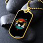 Poodle Necklace Stainless Steel or 18k Gold Dog Tag 24" Chain-Express Your Love Gifts
