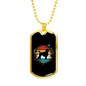 Poodle Necklace Stainless Steel or 18k Gold Dog Tag 24" Chain-Express Your Love Gifts