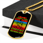 Poodles Are Religious Necklace Stainless Steel or 18k Gold Dog Tag 24" Chain-Express Your Love Gifts