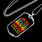 Poodles Are Religious Necklace Stainless Steel or 18k Gold Dog Tag 24" Chain-Express Your Love Gifts