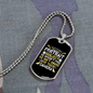 Portrait Subject Necklace Stainless Steel or 18k Gold Dog Tag 24" Chain-Express Your Love Gifts