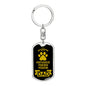 Portuguese Podengo Pequeno Keychain Stainless Steel or 18k Gold-Express Your Love Gifts