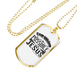 Possible With Jesus Christian Necklace Stainless Steel or 18k Gold Dog Tag 24" Chain-Express Your Love Gifts