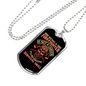 Post Apolyptic Survival Skill Firefighter Gift Stainless Steel or 18k Gold Dog Tag 24" Chain-Express Your Love Gifts