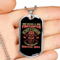 Post Apolyptic Survival Skill Firefighter Gift Stainless Steel or 18k Gold Dog Tag 24" Chain-Express Your Love Gifts