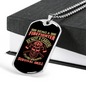 Post Apolyptic Survival Skill Firefighter Gift Stainless Steel or 18k Gold Dog Tag 24" Chain-Express Your Love Gifts