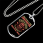 Post Apolyptic Survival Skill Firefighter Gift Stainless Steel or 18k Gold Dog Tag 24" Chain-Express Your Love Gifts