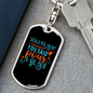 Pour A Glass Keychain Stainless Steel or 18k Gold Dog Tag Keyring-Express Your Love Gifts