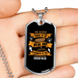 Power To Weak Isaiah 40:29 Necklace Stainless Steel or 18k Gold Dog Tag 24" Chain-Express Your Love Gifts
