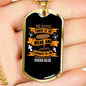 Power To Weak Isaiah 40:29 Necklace Stainless Steel or 18k Gold Dog Tag 24" Chain-Express Your Love Gifts