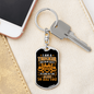 Pray For My Safety Swivel Keychain Dog Tag Stainless Steel or 18k Gold-Express Your Love Gifts